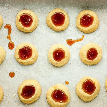 Cookies on a tray