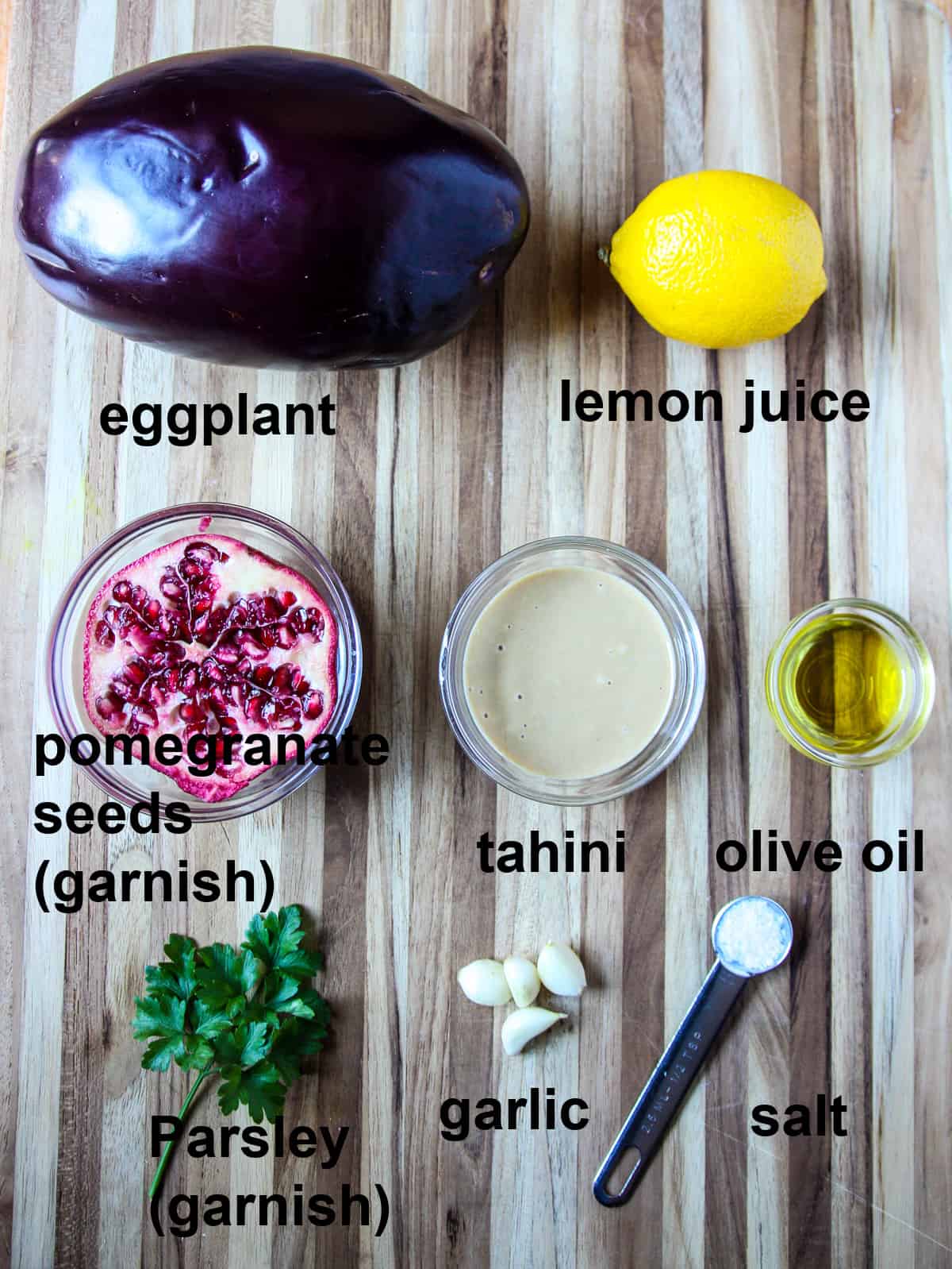 The ingredients to make the dip.